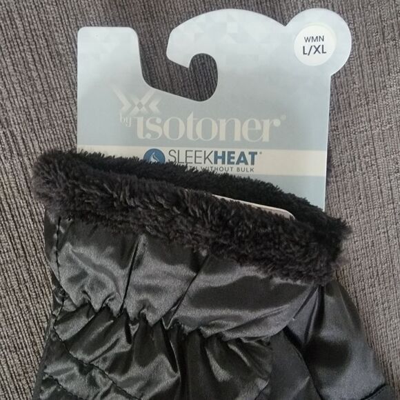 🆕️Isotoner SleekHeat Quilted pattern Gloves🧤 smarTouch® technology plush lined - Picture 6 of 12